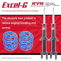 Front KYB EXCEL-G Shock Absorbers + Sport Low Coil Springs for FORD Falcon EA