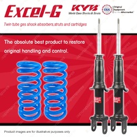 Front KYB EXCEL-G Shock Absorbers + Sport Low Coil for FORD Falcon BA BF