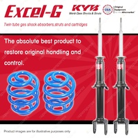 Front KYB EXCEL-G Shock Absorbers + Sport Low Coil Springs for FORD Falcon BA BF