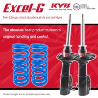 Front KYB EXCEL-G Shock Absorbers + Standard Coil Springs for MAZDA 323 BA FWD