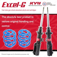 Front KYB EXCEL-G Shock Absorbers + Sport Low Coil Springs for MAZDA RX7 FC