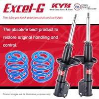 Front KYB EXCEL-G Shock Absorbers + Sport Low Coil Springs for DAEWOO Nubira