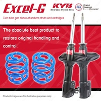 Front KYB EXCEL-G Shocks Super Low Coil Springs for MITSUBISHI Verada KE KF KH