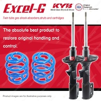 Front KYB EXCEL-G Shocks Super Low Coil Springs for HOLDEN Commodore VR VS
