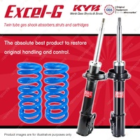 Front KYB EXCEL-G Shock Absorbers + Raised Coil Springs for TOYOTA Camry VDV10