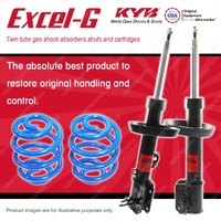 Front KYB EXCEL-G Shock Absorbers + Sport Low Coil Springs for HOLDEN Vectra JR