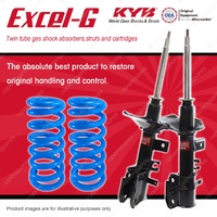 Front KYB EXCEL-G Shocks HD Raised Coil Springs for NISSAN Pathfinder R50 FWD