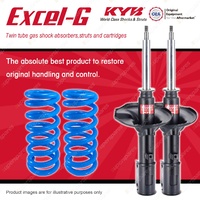 Front KYB EXCEL-G Shock Absorbers + STD Coil Springs for MITSUBISHI Verada KR KS