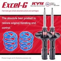 Front KYB EXCEL-G Shocks Super Low Coil Springs for MITSUBISHI Magna TR TS