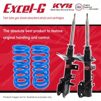 Front KYB EXCEL-G Shocks HD Raised Coil Springs for NISSAN Pathfinder R50