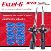 Front KYB EXCEL-G Shock Absorbers + Raised Coil Springs for KIA Carnival KV11