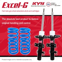 Front KYB EXCEL-G Shocks Raised Coil Springs for VOLKSWAGEN Transporter T5