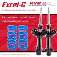 Front KYB EXCEL-G Shock Absorbers + Raised Coil Springs for SUBARU Forester SH9