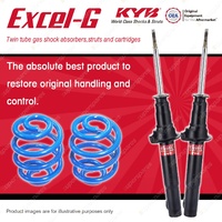 Front KYB EXCEL-G Shock Absorbers + Sport Low Coil Springs for ALFA ROMEO156