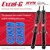 Front KYB EXCEL-G Shock Absorbers + Raised Coil Springs for ISUZU D-Max TF FWD