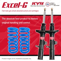 Front KYB EXCEL-G Shock Absorbers + STD Coil Springs for HONDA Prelude AB BA3