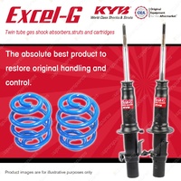 Front KYB EXCEL-G Shock Absorbers + Sport Low Coil Springs for HONDA Integra DA9