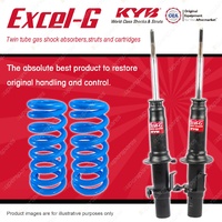 Front KYB EXCEL-G Shock Absorbers + Standard Coil Springs for HONDA Integra DA9