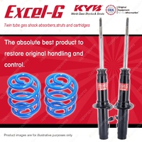 Front KYB EXCEL-G Shock Absorbers + Super Low Coil Springs for HONDA Civic EG EH