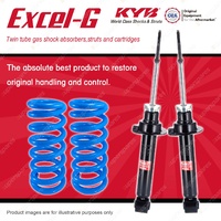 Front KYB EXCEL-G Shocks HD Raised Coil Springs for MITSUBISHI Pajero NP
