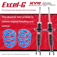 Front KYB EXCEL-G Shock Absorbers + Sport Low Coil Springs for AUDI A4 B5