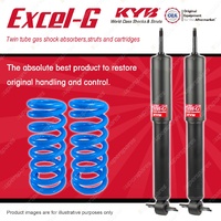 Front KYB EXCEL-G Shock Absorbers + Raised Coil Springs for MAZDA E2000
