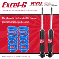 Front KYB EXCEL-G Shock Absorbers + Raised Coil Springs for MAZDA B1600 B1800