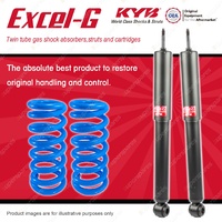 Front KYB EXCEL-G Shock Absorbers + Raised Coil Springs for FORD Maverick FWD