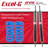 Front KYB EXCEL-G Shock Absorbers + Raised Coil Springs for NISSAN Patrol GQ