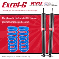 Front KYB EXCEL-G Shock Absorbers + Raised Coil Springs for JEEP Cherokee XJ