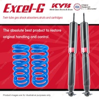 Front KYB EXCEL-G Shock Absorbers + Raised Coil Springs for JEEP Wrangler TJ