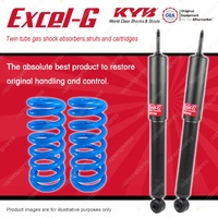 Front KYB EXCEL-G Shock Absorbers + Raised Coil Springs for MAZDA E2000 SH