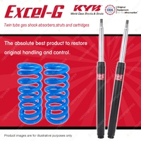 Front KYB EXCEL-G Shock Absorbers + Raised Coil Springs for TOYOTA Tercel AL25