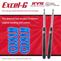 Front KYB EXCEL-G Shock Absorbers + Raised Coil Springs for HOLDEN Statesman VQ