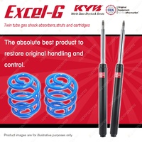 Front KYB EXCEL-G Shocks Sport Low Coil Springs for HOLDEN Commodore VN VP FWD