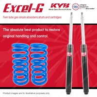 Front KYB EXCEL-G Shock Absorbers + STD Coil Springs for TOYOTA Cressida MX73R
