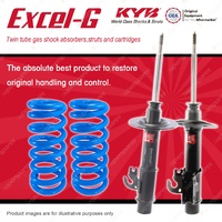 Front KYB EXCEL-G Shock Absorbers + Raised Coil Springs for HOLDEN Statesman WM