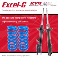 Rear KYB EXCEL-G Shock Absorbers + Raised Coil Springs for MAZDA 323 BF