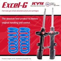 Rear KYB EXCEL-G Shock Absorbers Sport Low Coil Springs for TOYOTA Corolla AE94