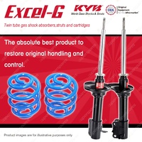 Rear KYB EXCEL-G Shock Absorbers + Sport Low Coil Springs for FORD Laser KF KH