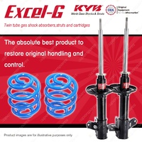 Rear KYB EXCEL-G Shocks Super Low Coil Springs for FORD Laser KJ 10/1994-02/1999