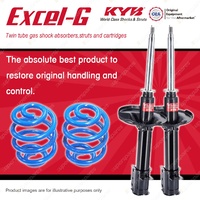 Rear KYB EXCEL-G Shocks Super Low Coil Springs for FORD Telstar AT
