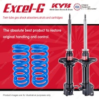 Rear KYB EXCEL-G Shock Absorbers + Raised Coil for NISSAN Pulsar N14