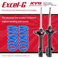 Rear KYB EXCEL-G Shock Absorbers + Raised Coil Springs for SUBARU Liberty BG7