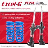 Rear KYB EXCEL-G Shock Absorbers + Standard Coil Springs for NISSAN Bluebird U13