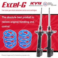Rear KYB EXCEL-G Shock Absorbers + STD Coil Springs for SUBARU Impreza GC GF
