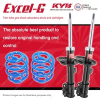 Rear KYB EXCEL-G Shock Absorbers + Sport Low Coil Springs for FORD Mondeo HB