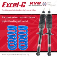 Rear KYB EXCEL-G Shocks Raised Coil Springs for NISSAN 200B Skyline C210