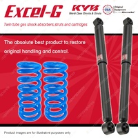 Rear KYB EXCEL-G Shock Absorbers + Raised Coil Springs for NISSAN Skyline R30