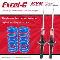 Rear KYB EXCEL-G Shock Absorbers + Raised Coil Springs for HONDA Accord CD5